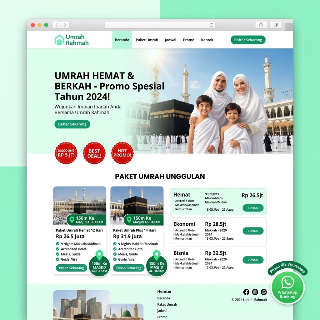 Berkah Umrah Promo — Paket Umroh Hemat & Terjangkau